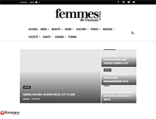 Tablet Screenshot of femmesdetunisie.com